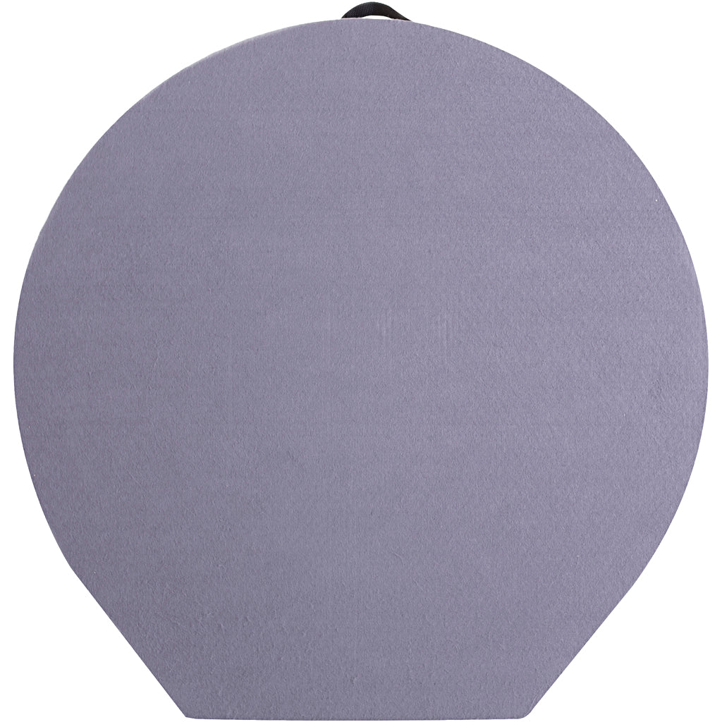 Tablero de franela gris L: 73 cm — 1 ud