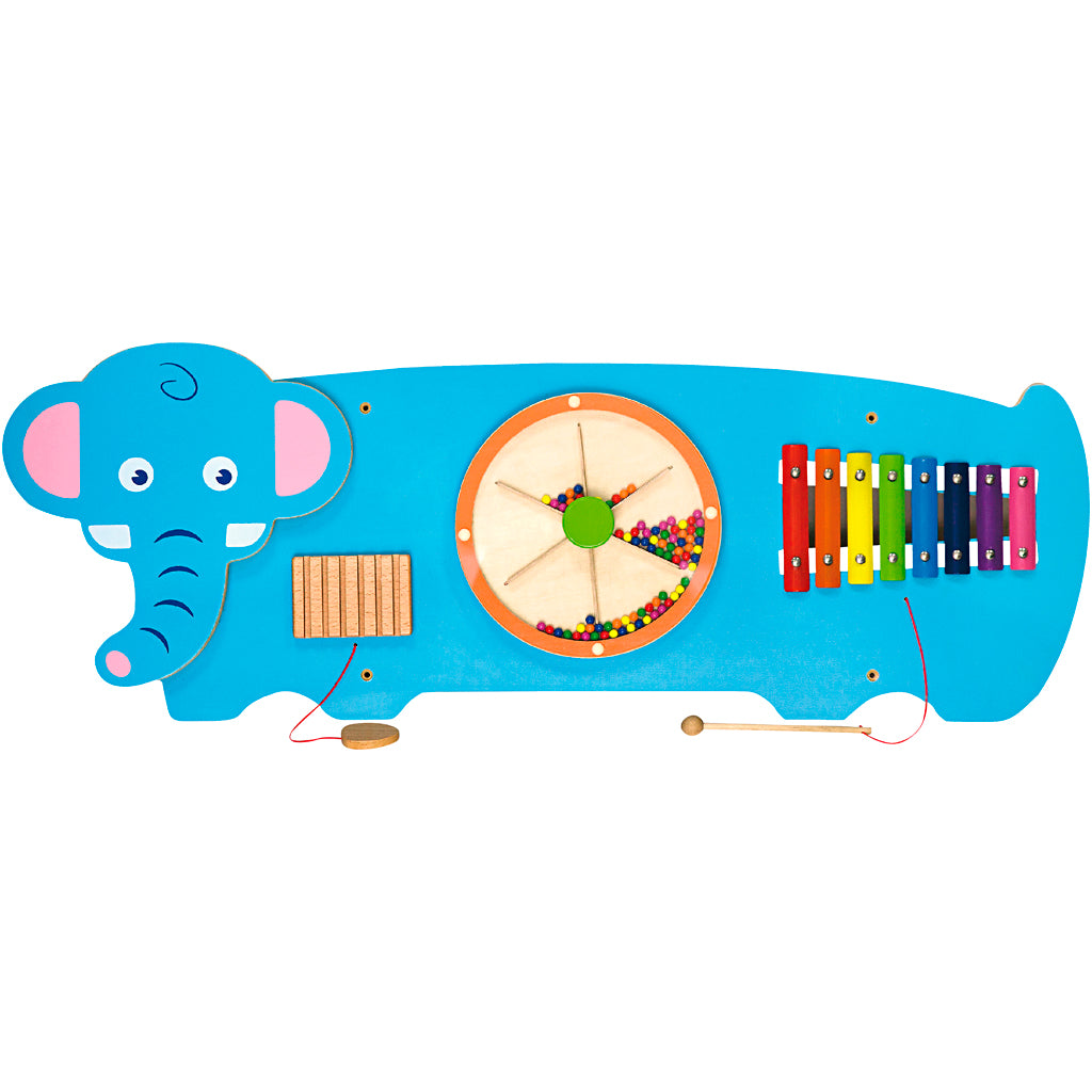 Tablero actividad elefante VIGA 91x32x4.6 cm — 1 ud