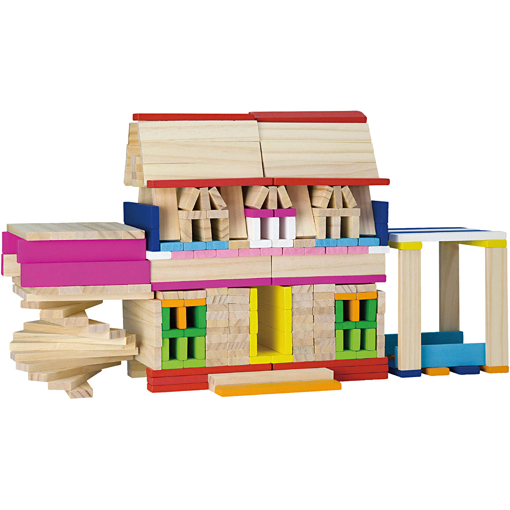 Bloques de construcción de madera VIGA 10 cm — 1000 piezas (1 pack)