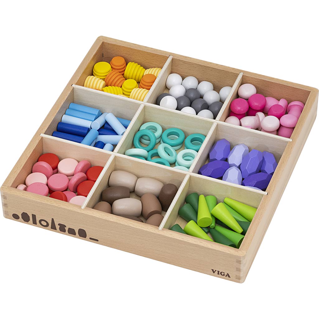 Set clasificador VIGA 31x31x5 cm — 141 piezas (1 pack)