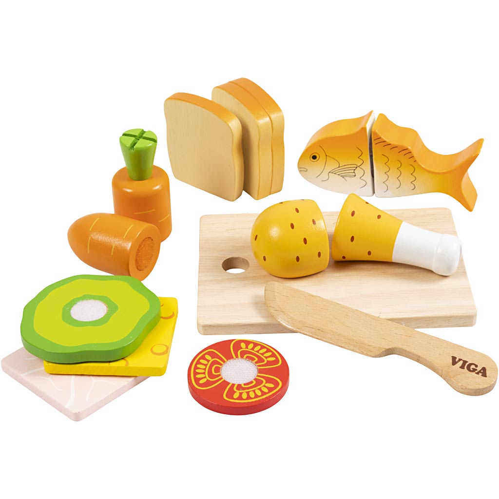 Comida cortable VIGA lunchbox — 17 piezas (1 set)