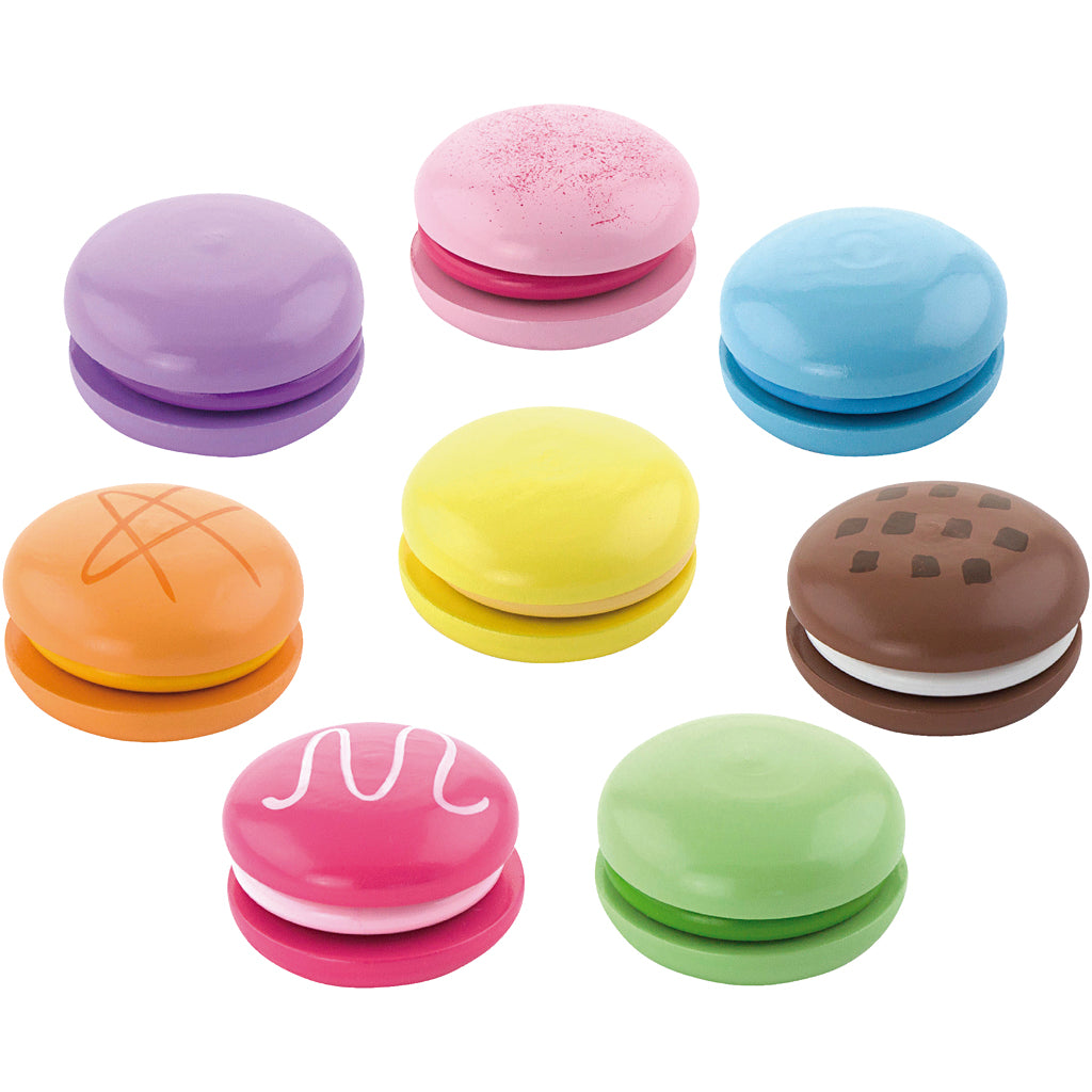 Macarons de juguete VIGA 4.5 cm — 8 ud (1 pack)