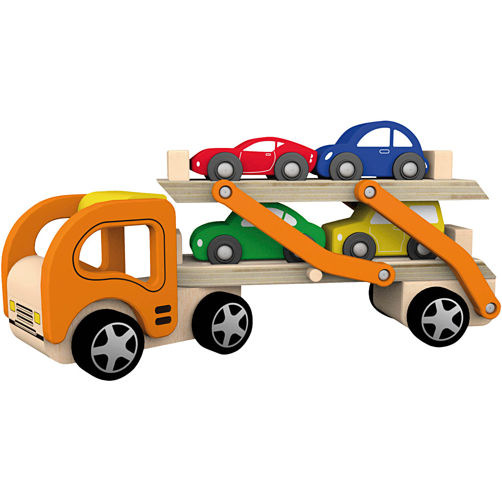 Camión porta-coches VIGA 29x15x8 cm — 1 ud