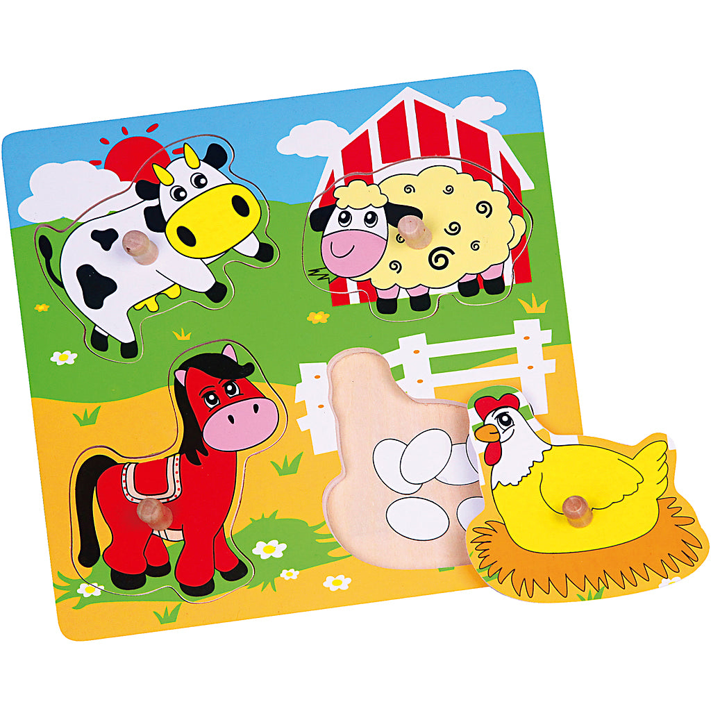 Puzzles VIGA con pomos 22x22 cm — 1 ud