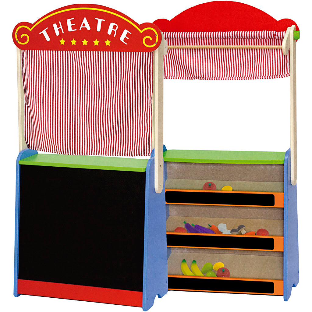 Teatro y tienda VIGA 100x53x24 cm — 1 ud