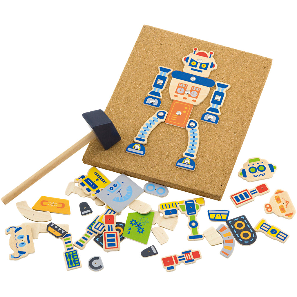 Set martillo y mosaico VIGA 23x18 cm — 1 ud