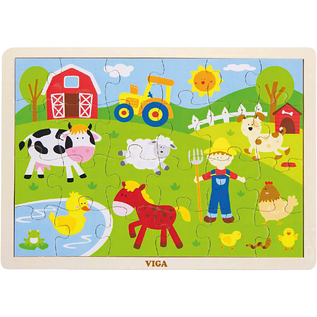 Puzzles de madera VIGA 30x22.5 cm — 1 ud