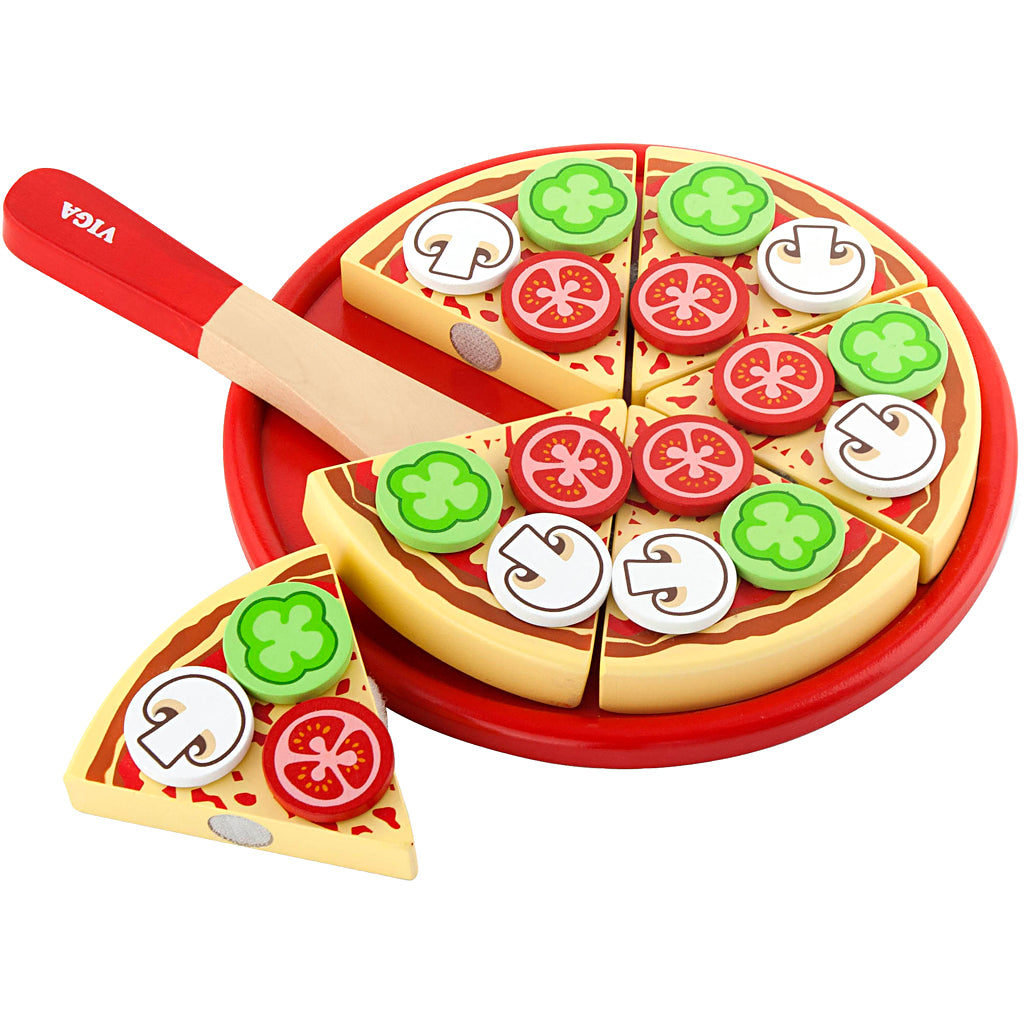 Pizza de juguete VIGA 23x3.5 cm — 1 ud