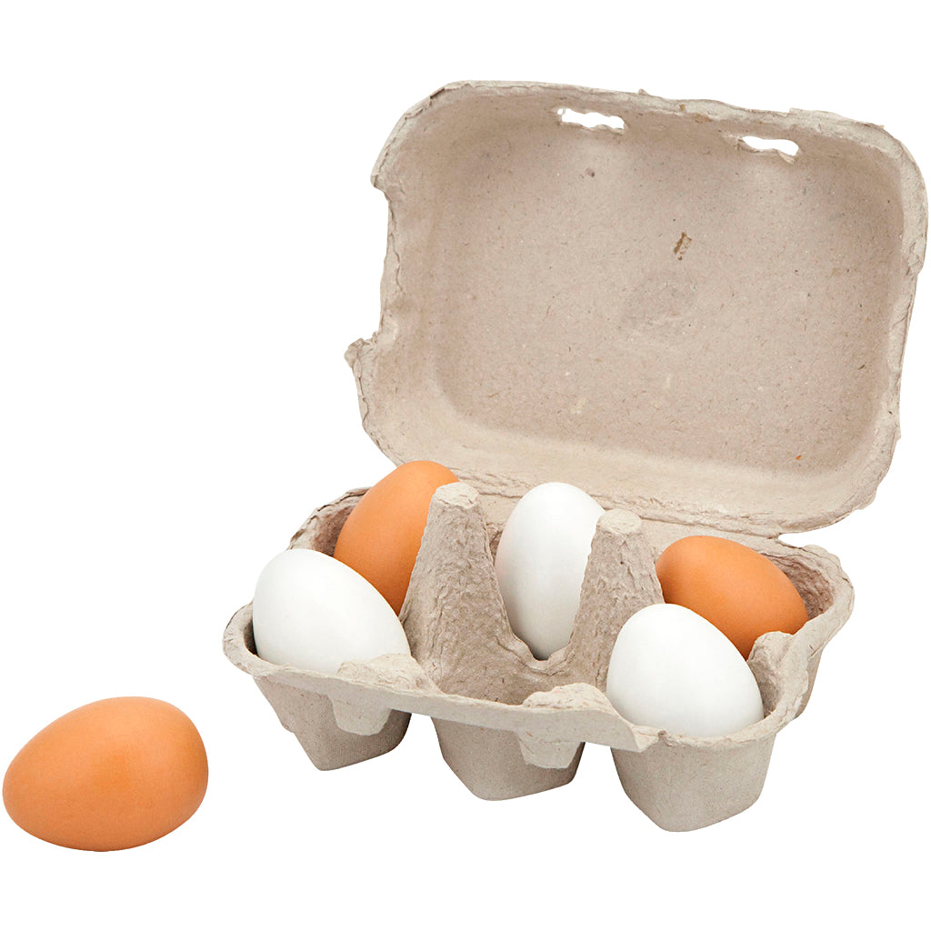 Huevos de juguete VIGA — 6 piezas (1 pack)