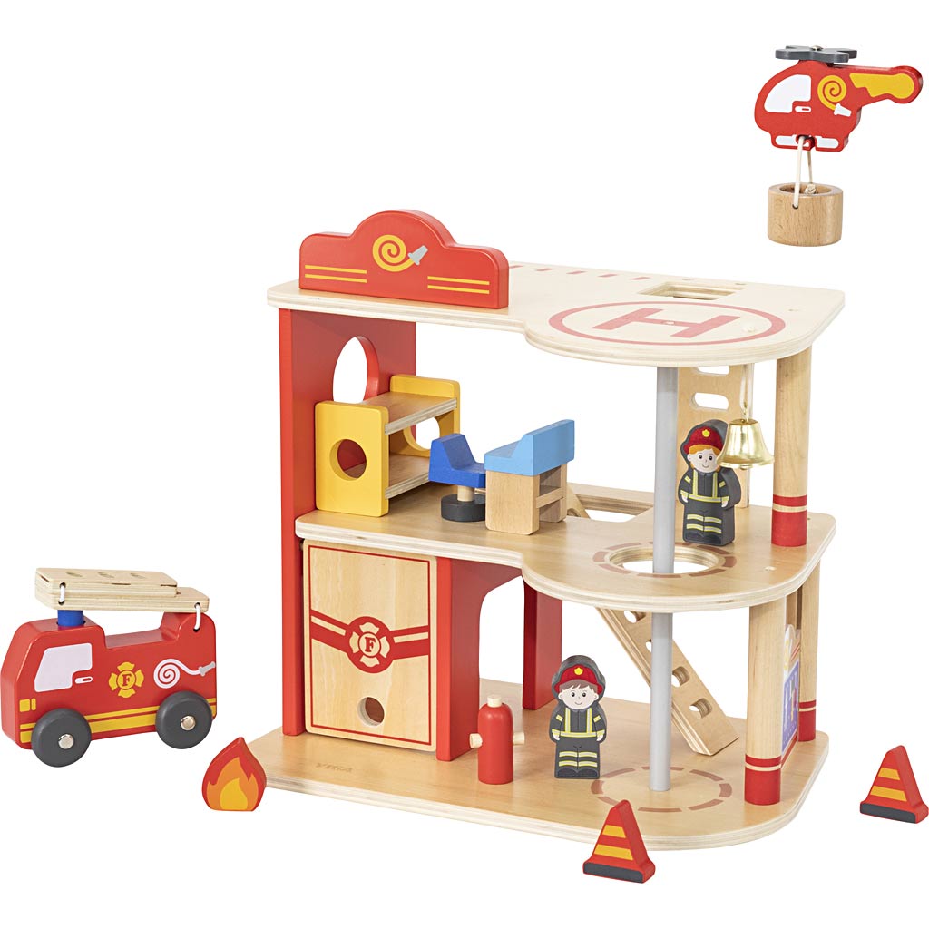 Estación de bomberos VIGA 33x22.5x32.5 cm — 1 ud (1 pack)