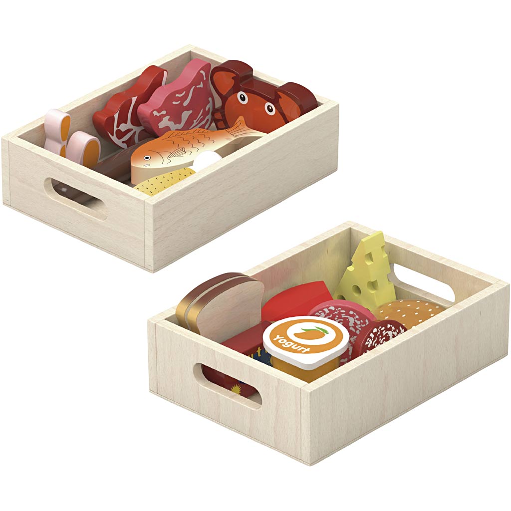 Comida de juguete VIGA L: 30 cm — 17 piezas (1 pack)