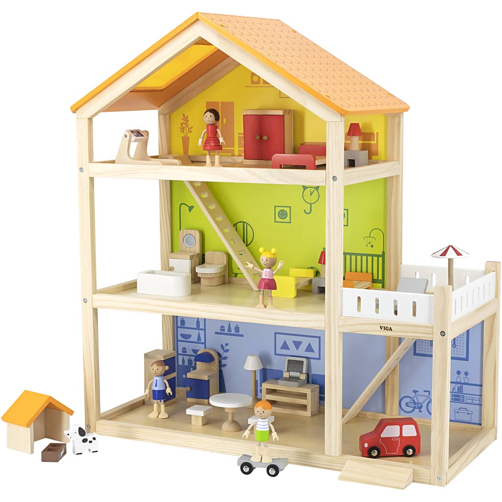 Casa de muñecas VIGA — 1 ud
