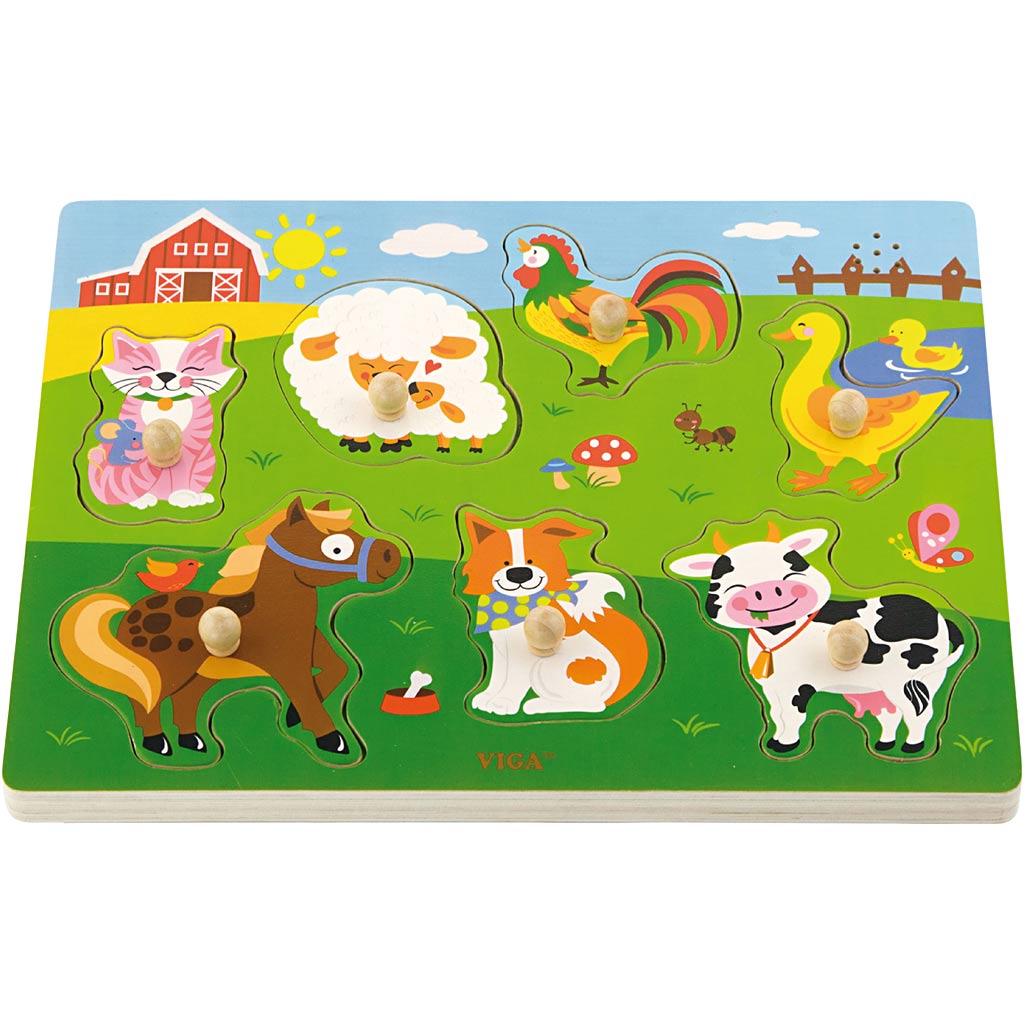 Puzzles VIGA con sonidos 33x22.5x3 cm — 1 ud