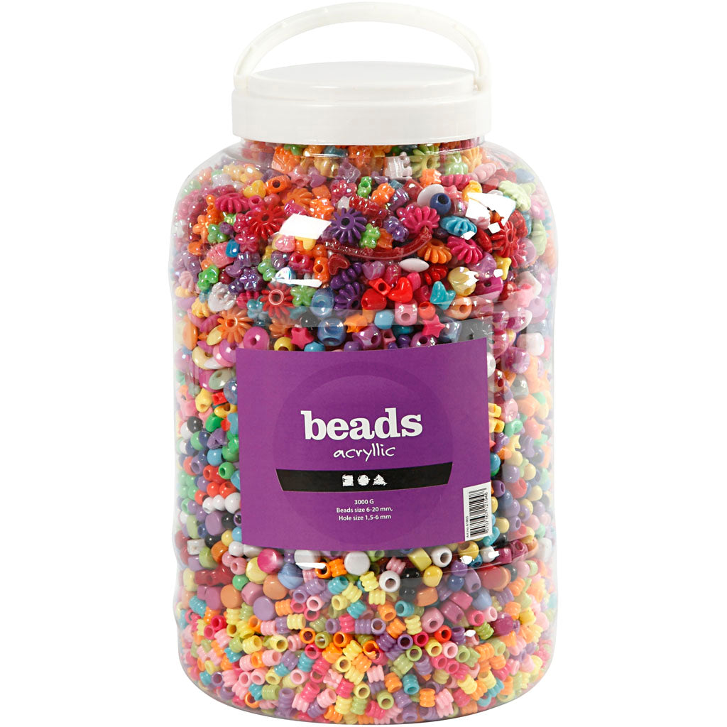Cubo de cuentas de plástico - 5700 ml