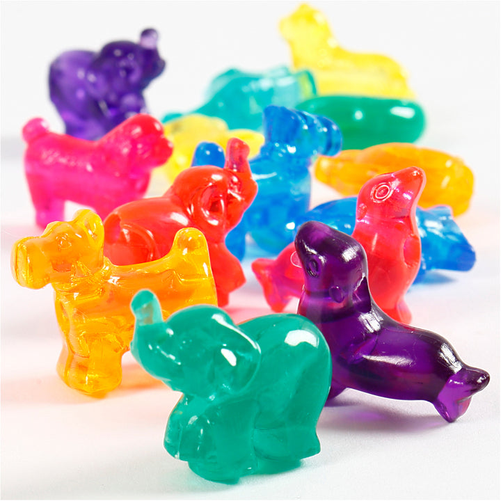 Cuentas de plástico con formas - 700 ml