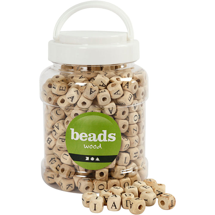 Cuentas de madera - 400 ml