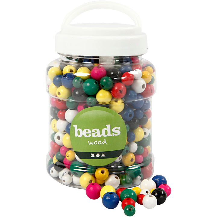 Cuentas de madera - 400 ml