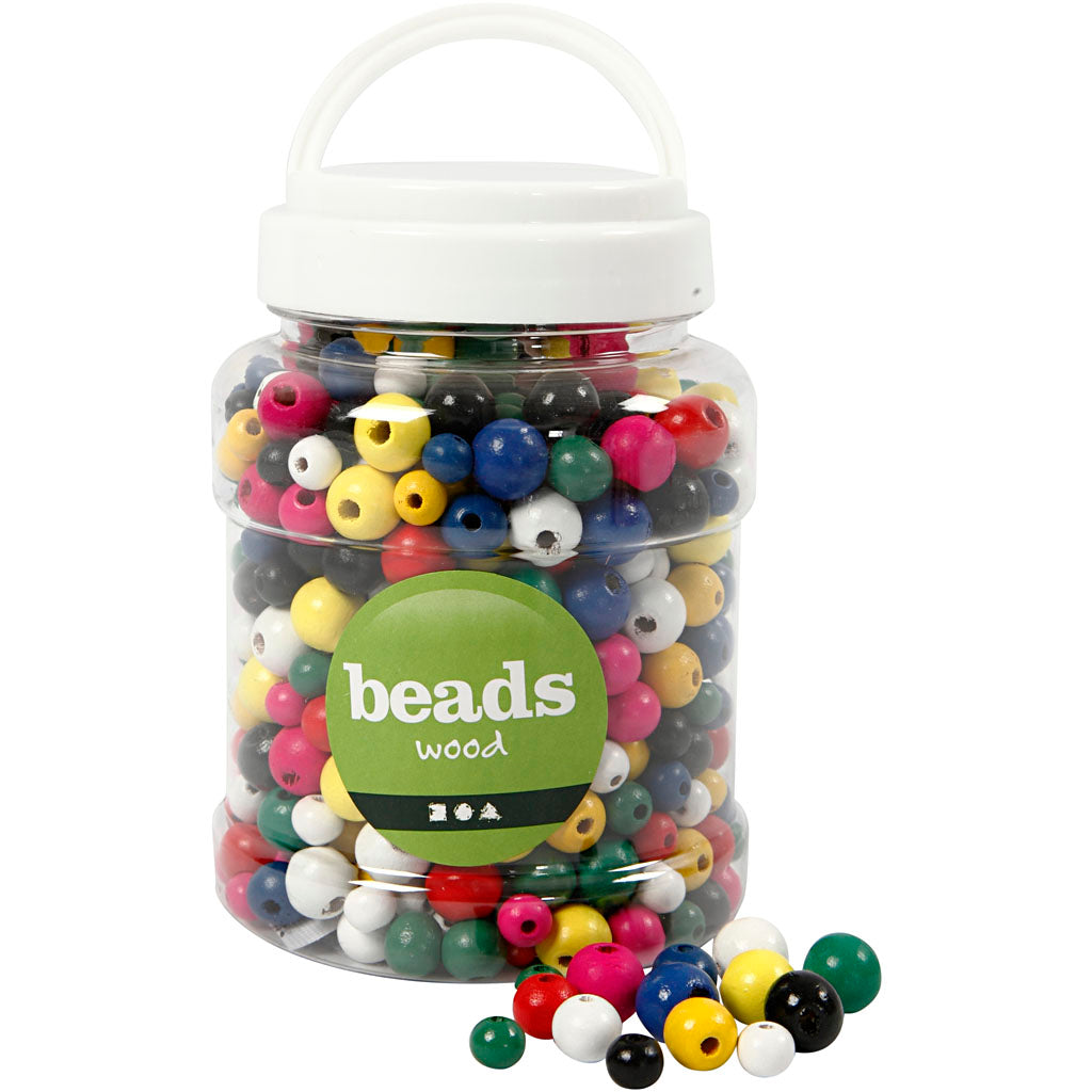 Cuentas de madera - 400 ml