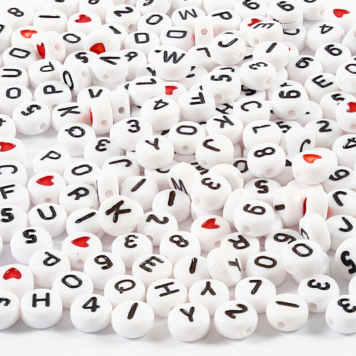 Cuentas de letras - 200 gr
