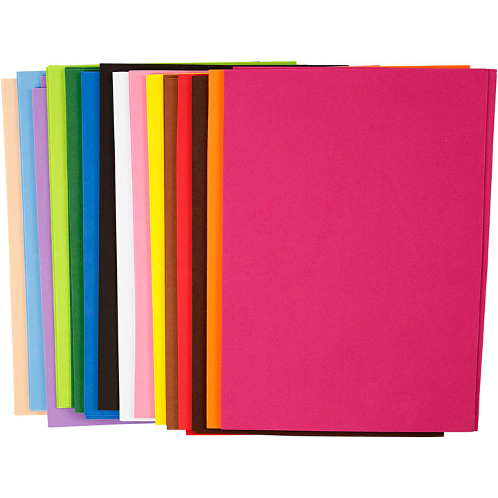 Hojas de goma EVA - 30 hojas stdas