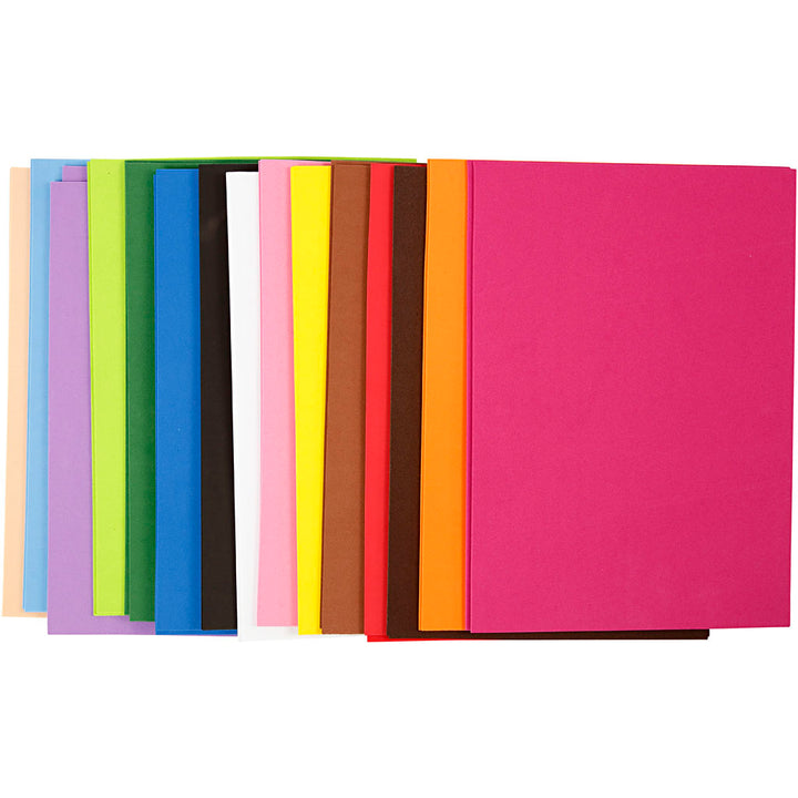 Hojas de goma EVA - 30 hojas stdas