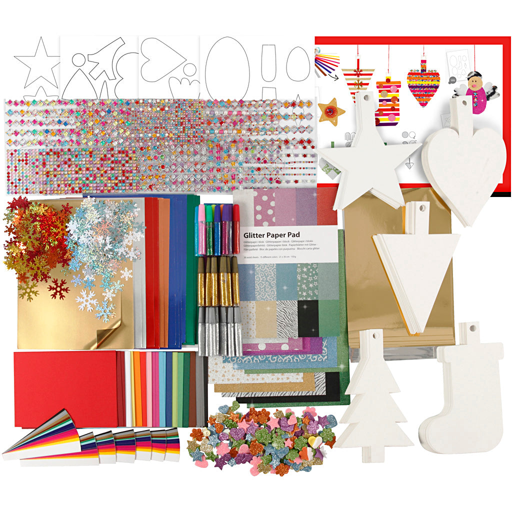 Kit de decoraciones navideñas - 1 set