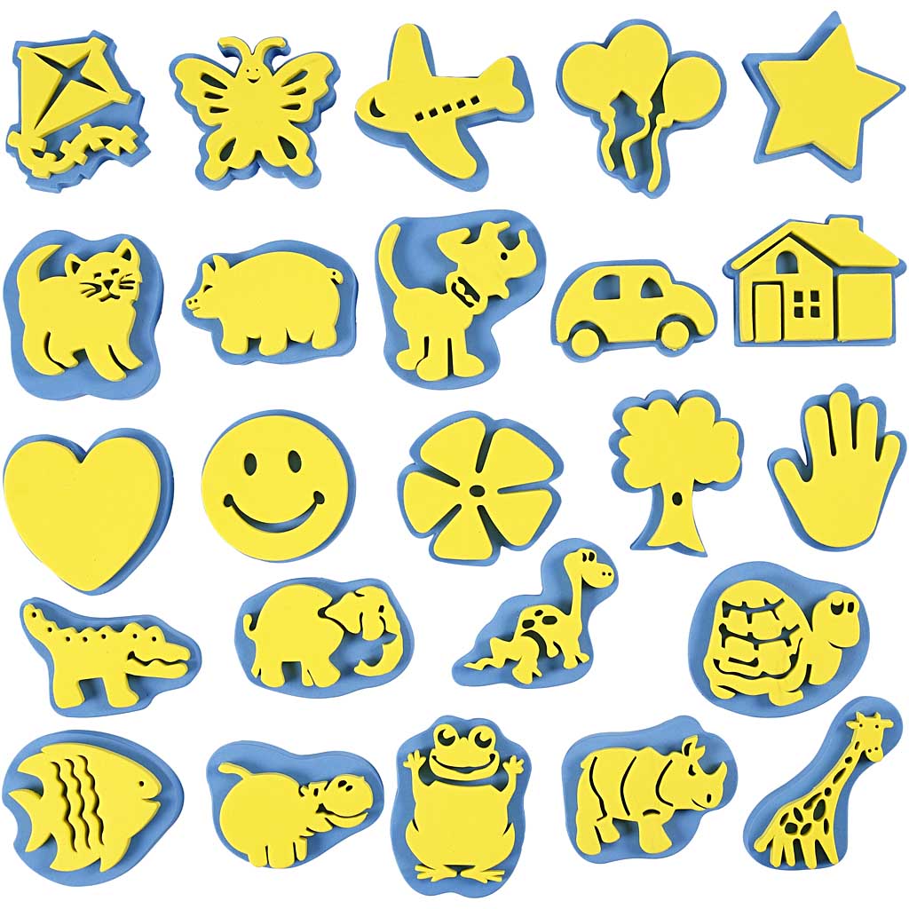 Set de sellos de espuma — 24 ud (1 pack)