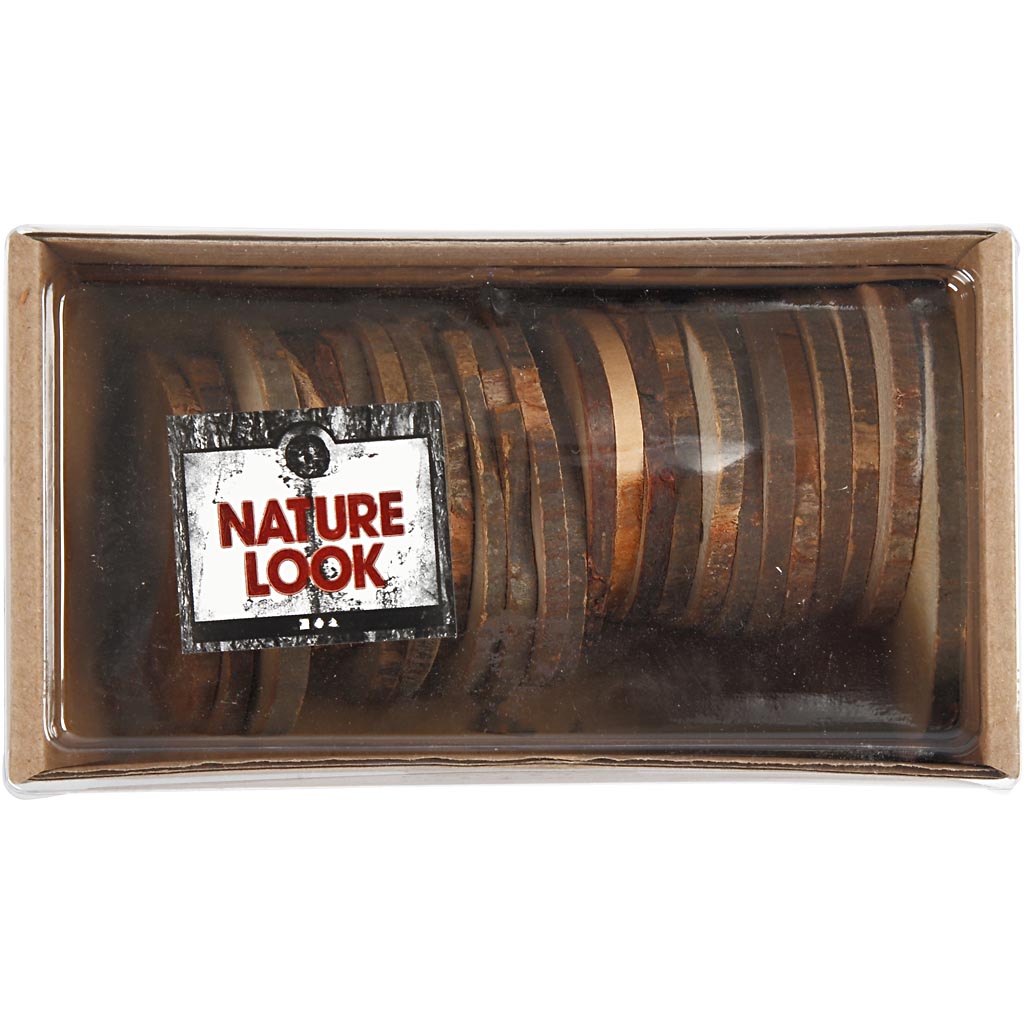 Discos de madera - 25 unidades
