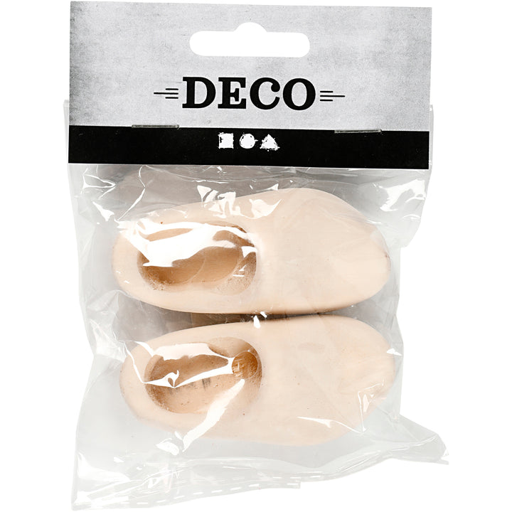 Zuecos holandeses de madera - 1 par