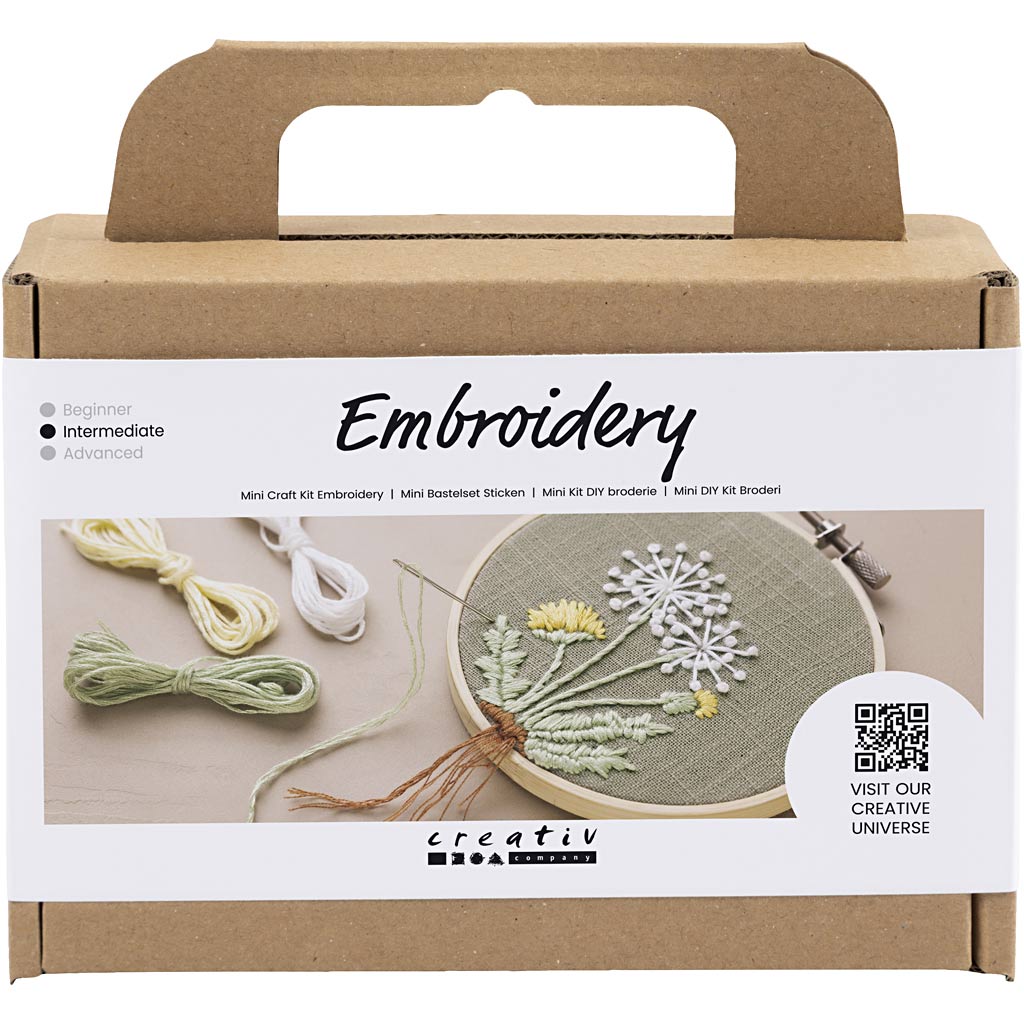 Mini kit de bordado verde — 1 pack