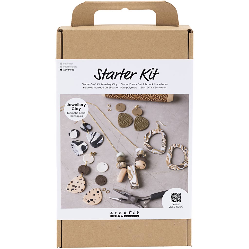 Kit iniciación arcilla para bisutería colores surtidos — 1 pack