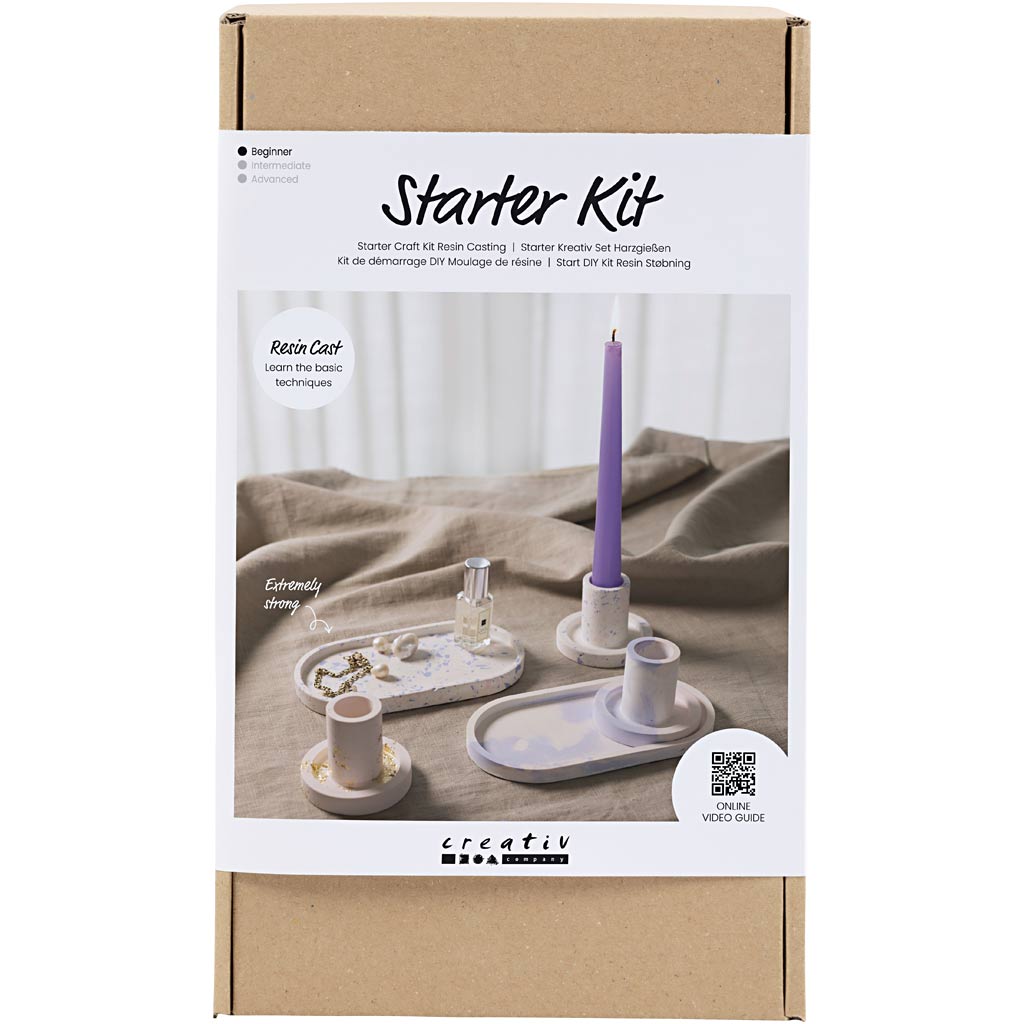 Kit iniciación moldeado en resina rosa claro — 1 pack