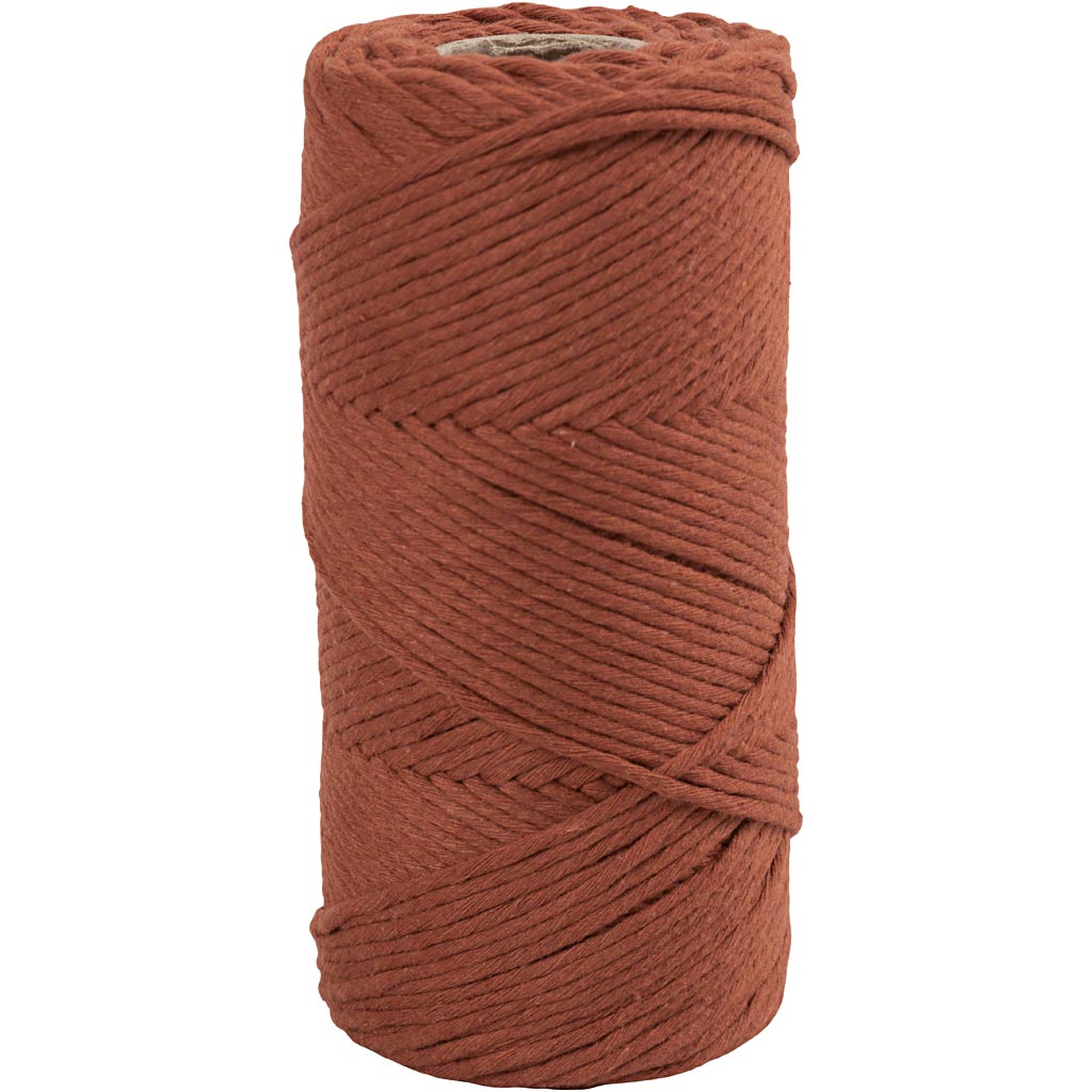 Cordón de macramé naranja ⌀ 2 mm 330 g