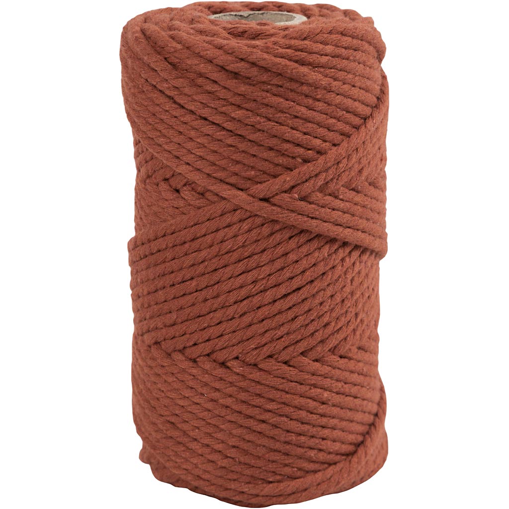 Cordón de macramé naranja ⌀ 4 mm 330 g