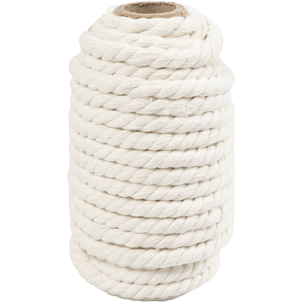 Cuerda de macramé hueso ⌀ 8.5 mm 300 g