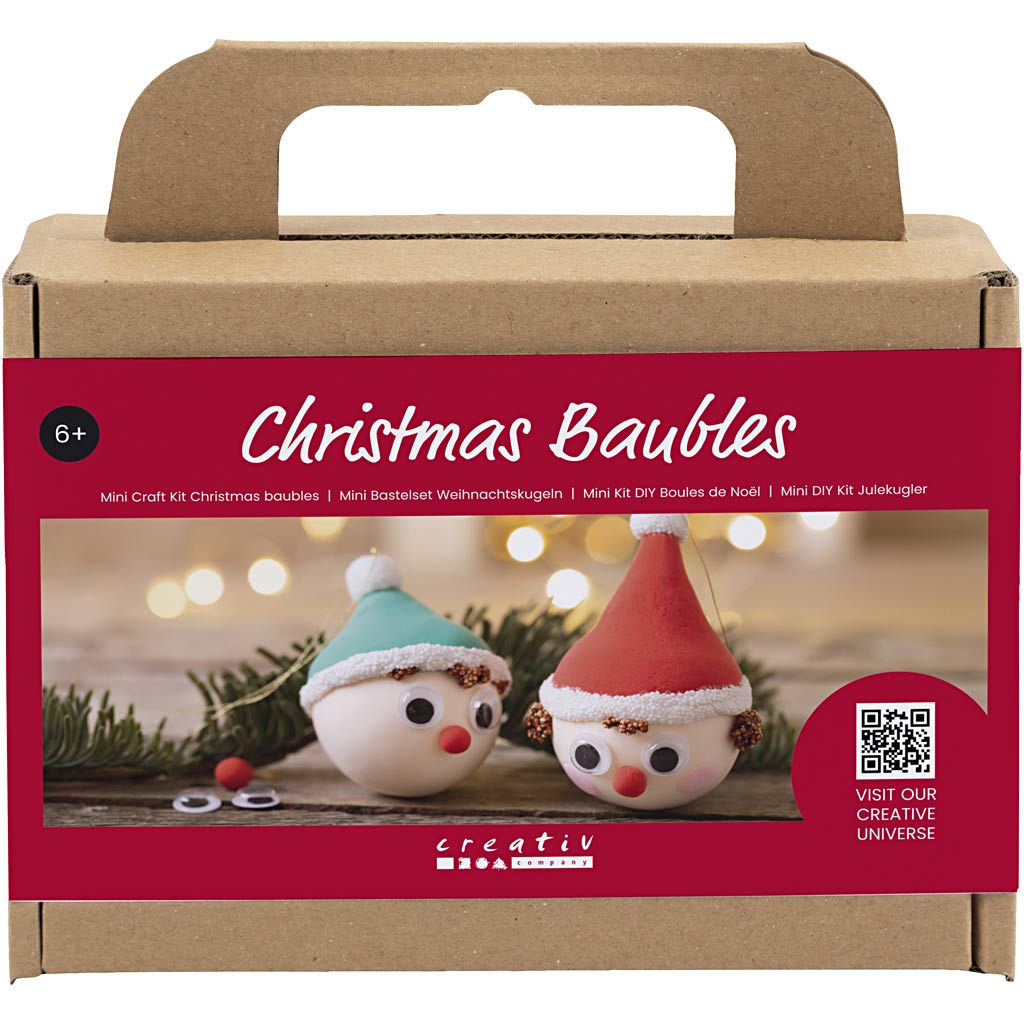 Mini kit bolas navideñas verde — 1 pack