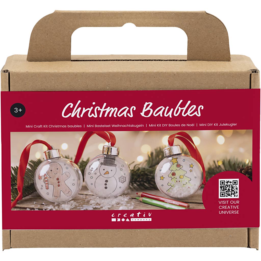 Mini kit bolas navideñas — 1 pack