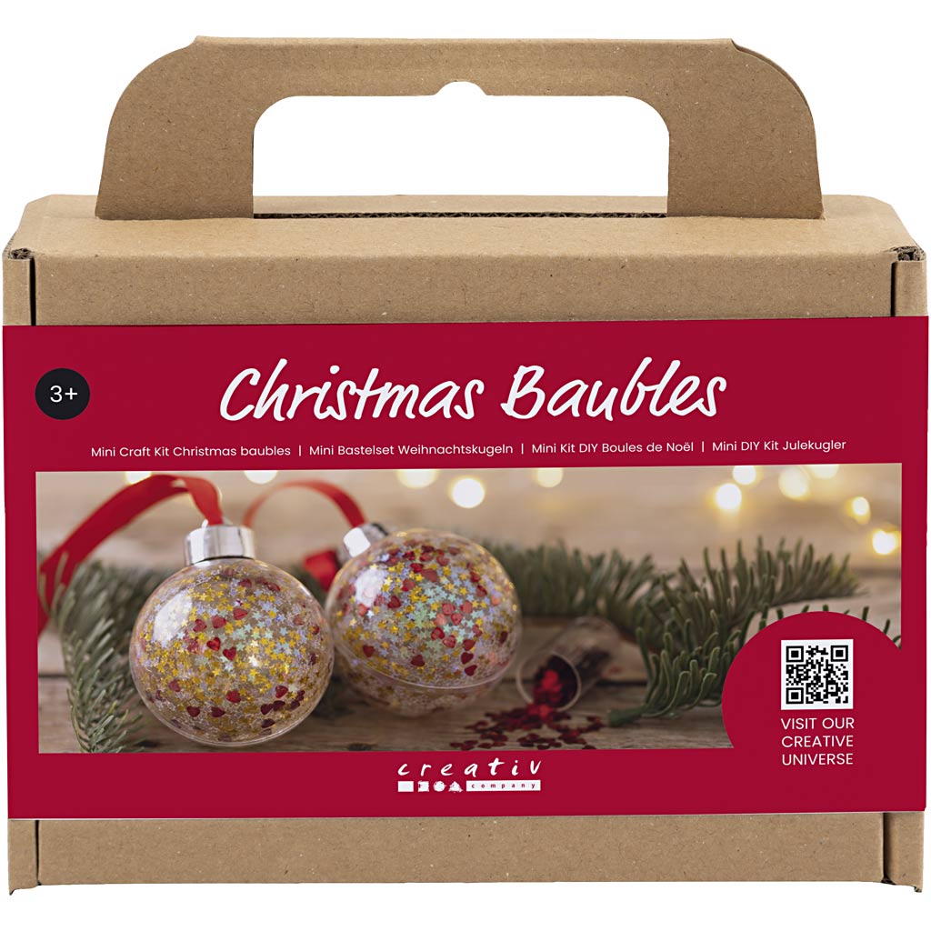 Mini kit bolas navideñas — 1 pack