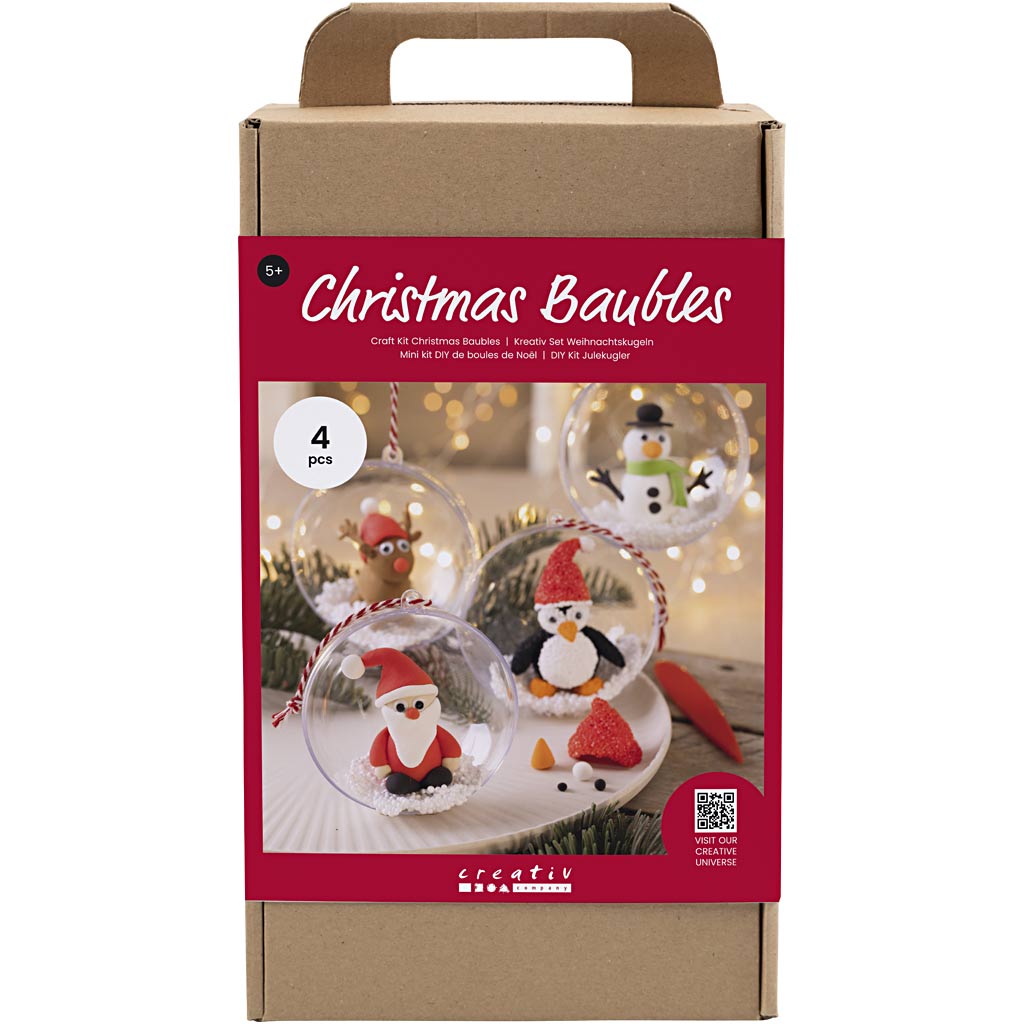 Kit creativo bolas navideñas — 1 pack