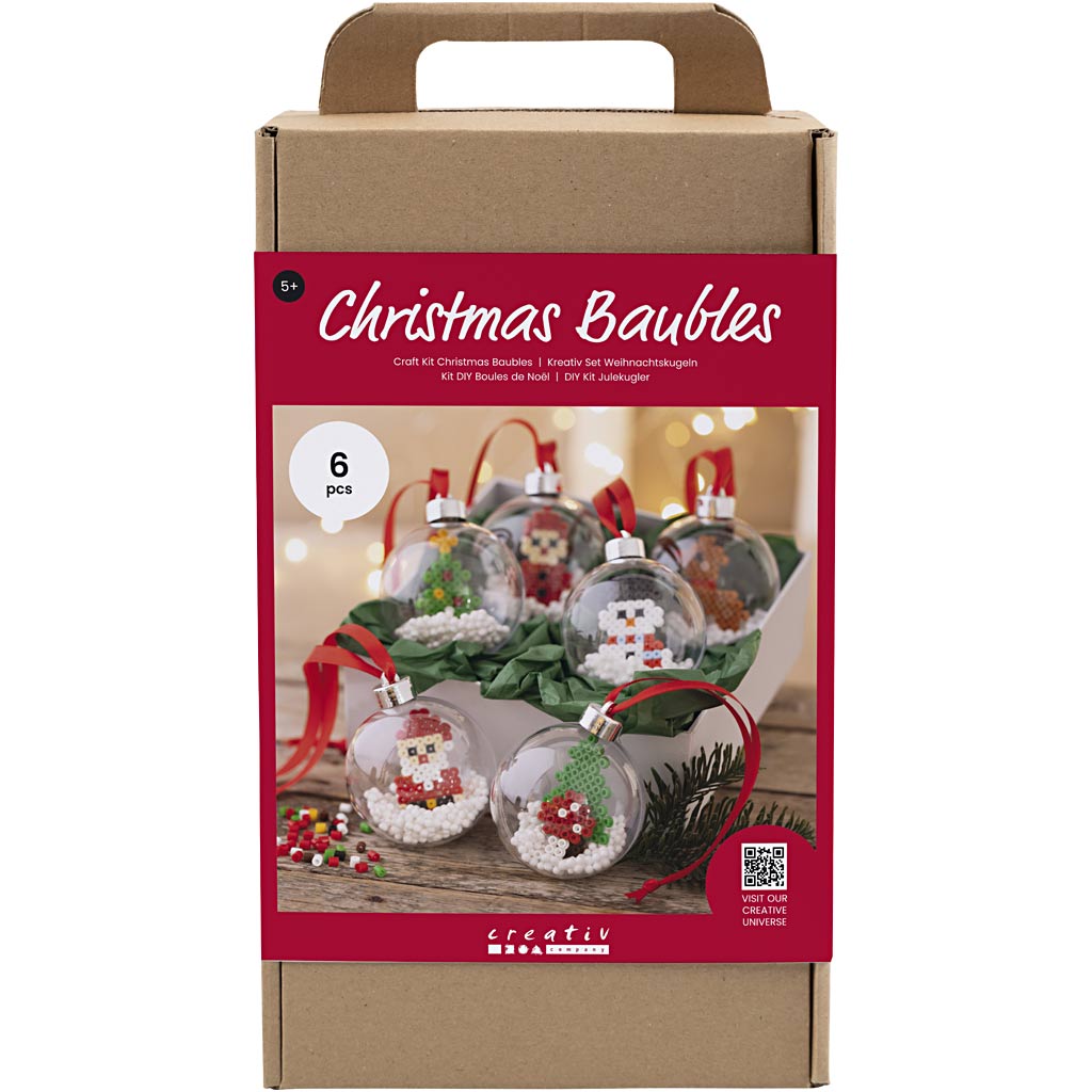 Kit creativo bolas navideñas — 1 pack