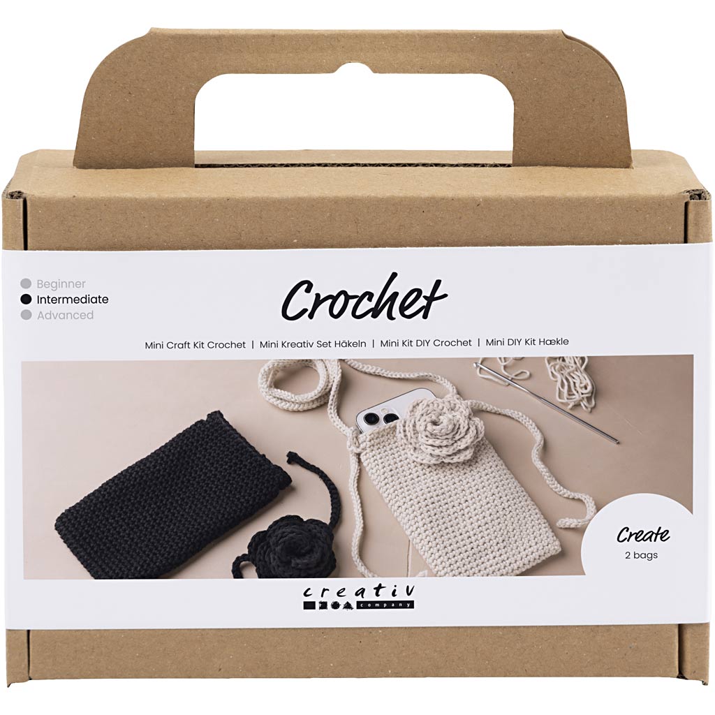 Mini kit de crochet rosa palo — 1 pack
