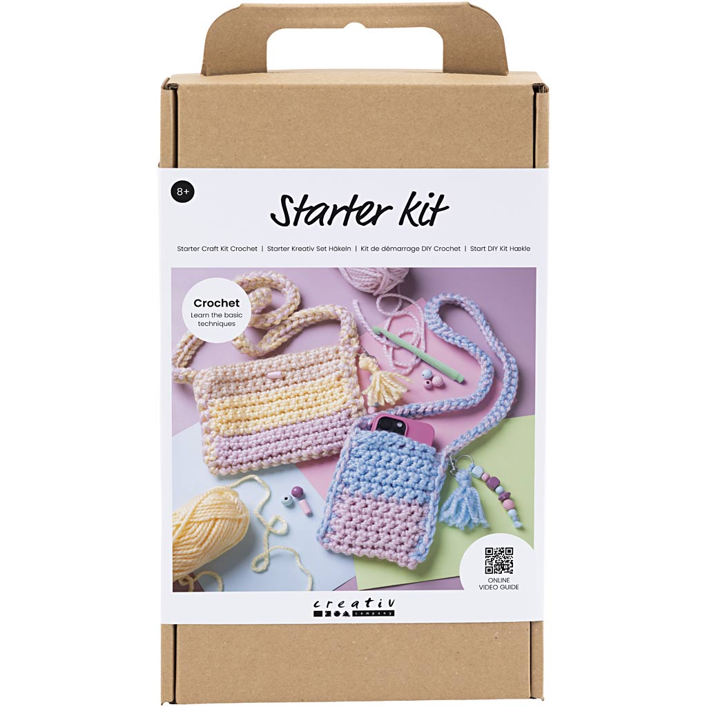 Kit iniciación crochet colores surtidos — 1 pack