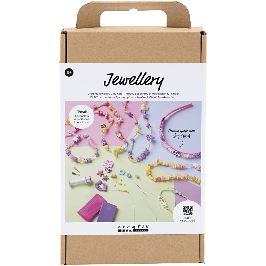 Kit creativo bisutería infantil colores surtidos — 1 pack