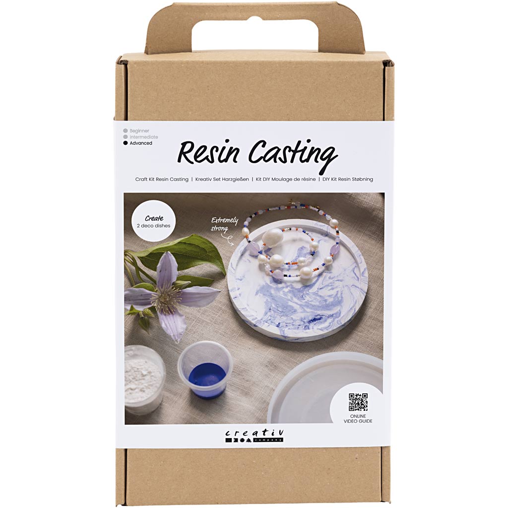 Kit creativo de moldeado en resina blanco — 1 pack