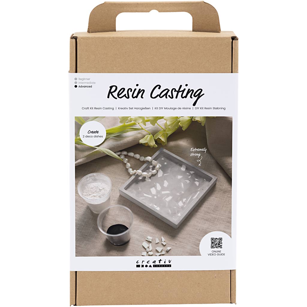 Kit creativo de moldeado en resina blanco — 1 pack