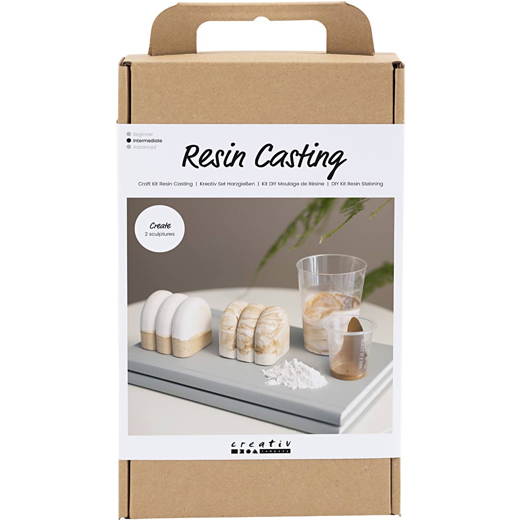 Kit creativo de moldeado en resina blanco — 1 pack