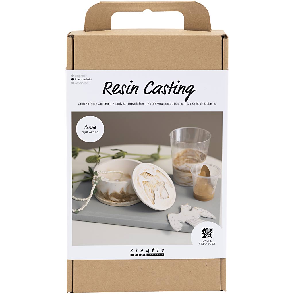 Kit creativo de moldeado en resina blanco — 1 pack