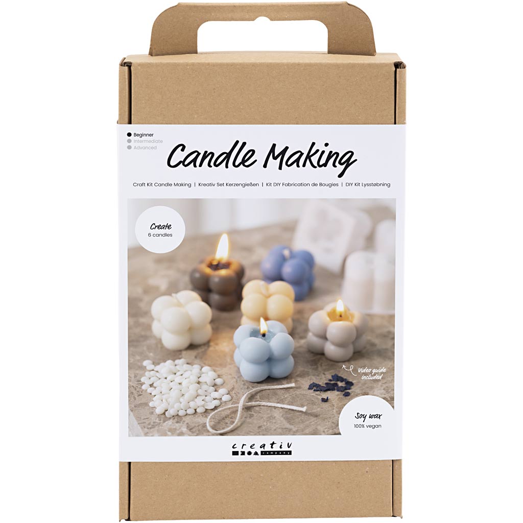 Kit creativo fabricación de velas azul claro — 1 pack