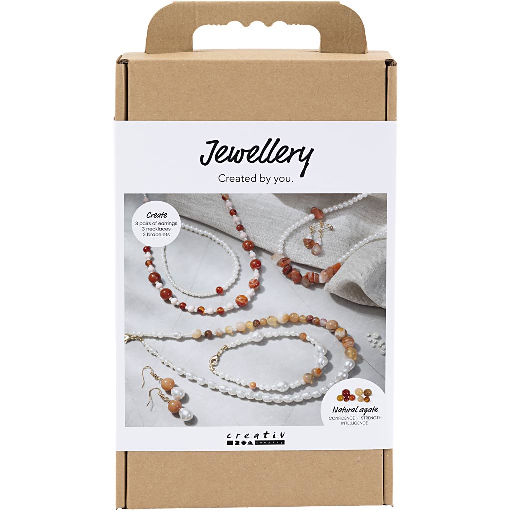 Kit creativo de bisutería naranja — 1 pack