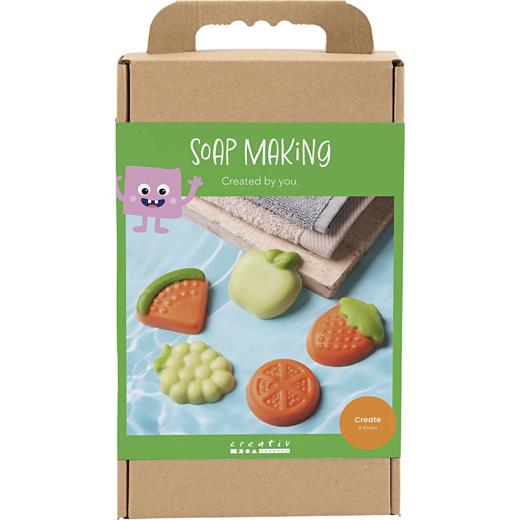 Kit creativo fabricación de jabón naranja — 1 pack